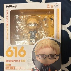 Nendoroid Tsukishima Kei Action Figure - Black and Yellow